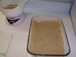 Foile se ung cu margarina fierbinte